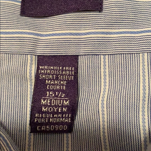 Arrow wrinkle free short sleeve regular fit shirt - Picture 6 of 13